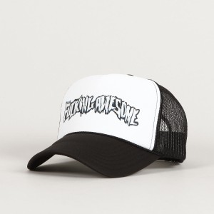 Fucking Awesome Scanner Trucker Cap Black